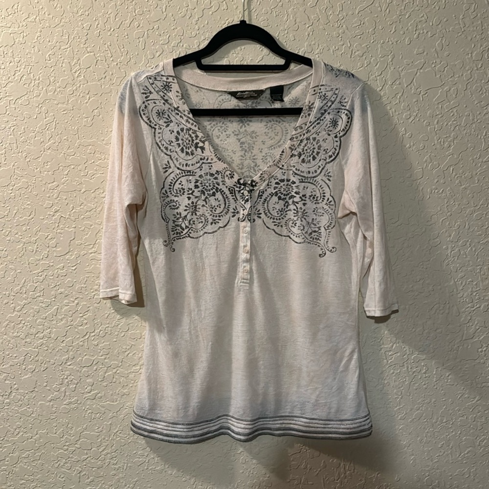 Eddie Bauer Sheer Top